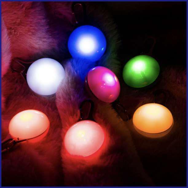 お買い得 ペット LED セーフティライト ピンク　散歩 犬 首輪 安全 リード　ハーネス リード バッグ ウォーキング ランニング 点灯 点滅_4