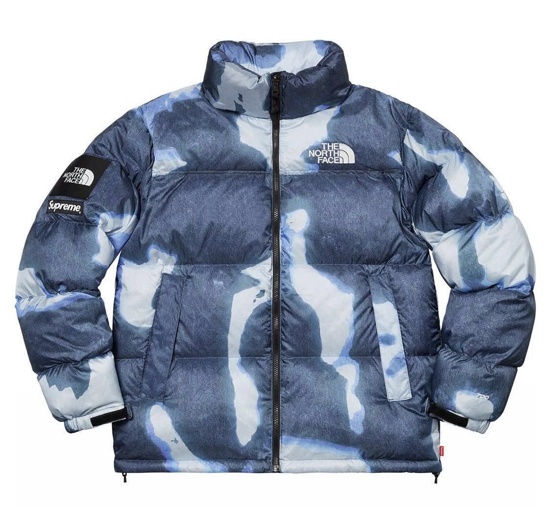 安い，限定セール 正規 Sサイズ 21A/W Supreme The North Face Bleached Denim Print Nuptse Jacket Indigo Tech Apogee ボックス ロゴ box logo(ジャンパー、ブルゾン)｜売買されたオークション情報、yahooの商品情報をアーカイブ公開 - オ 男性用