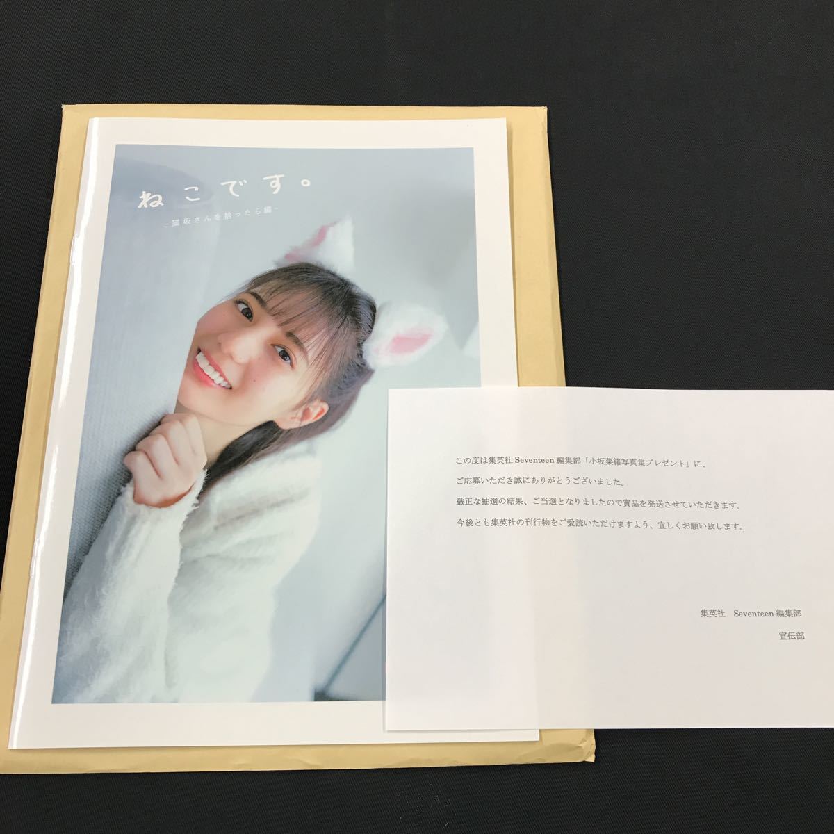 日向坂46 小坂菜緒 1st写真集 『君は誰?』 特製アザーカットミニブック