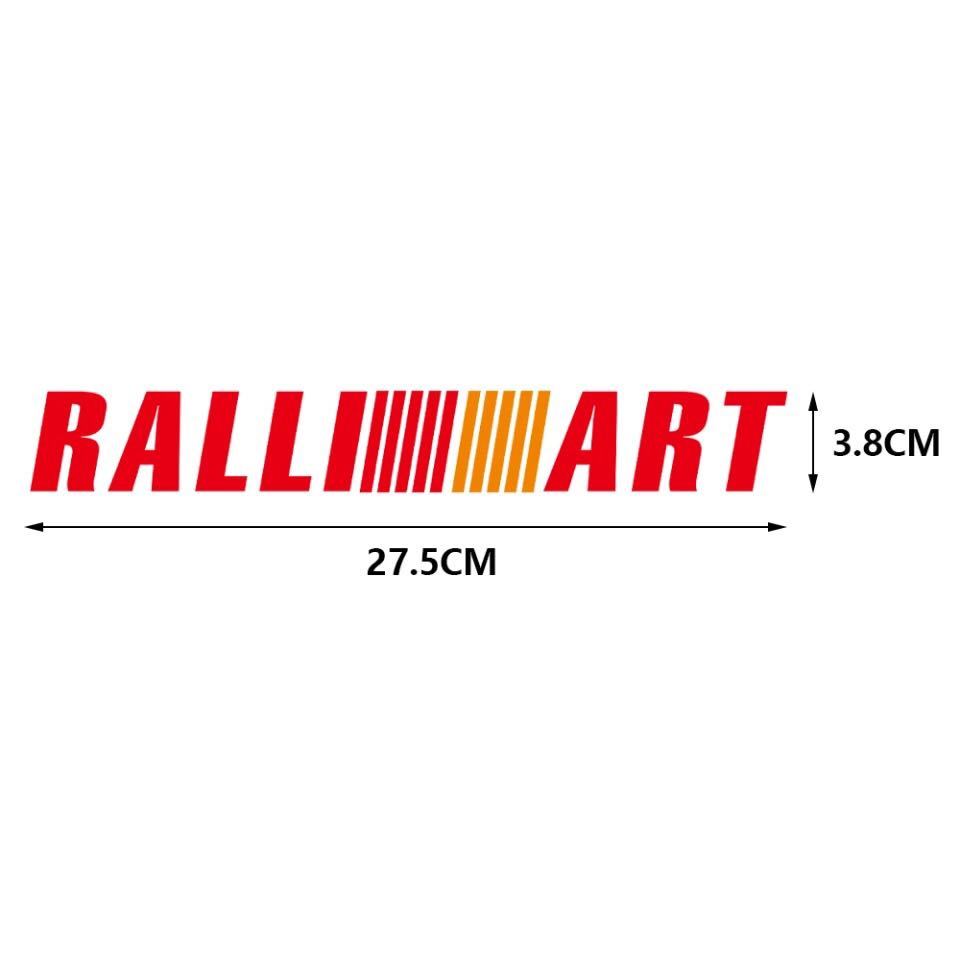 ☆2枚セット☆ ラリーアート RALLI ART ステッカー デカール 三菱 