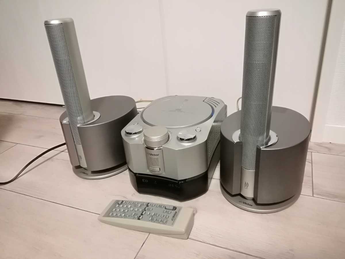 Victor SS-D5MD ビクター CA-SSD5MD-S CD・MDコンポ レアVictor 【現状