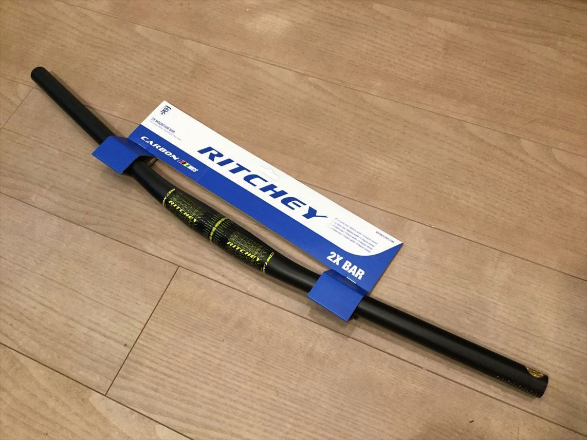 100%新品，人気セール 残１ RITCHEYリッチー WCS CARBON X2 カーボンフラットバー Team Edition 680mm バックスウィープ9度(フラットバー)｜売買されたオークション情報、yahooの商品情報をアーカイブ公開 - オークファン フラットバー