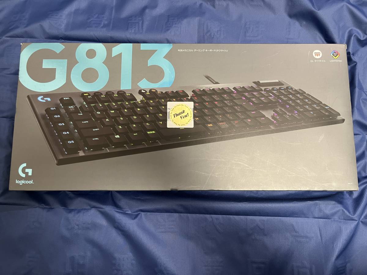 ◇美品【Logicool ロジクール】G813 有線ゲーミングキーボード 赤軸