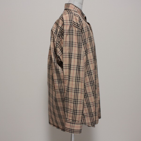 BURBERRY 長袖 メンズ チェック柄 : スーパー110's BURBERRY