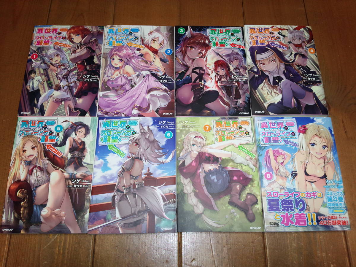 全初版 異世界 スローライフを 願望 既刊８冊セット １ ８巻 シゲ ライトノベル一般 売買されたオークション情報 Yahooの商品情報をアーカイブ公開 オークファン Aucfan Com