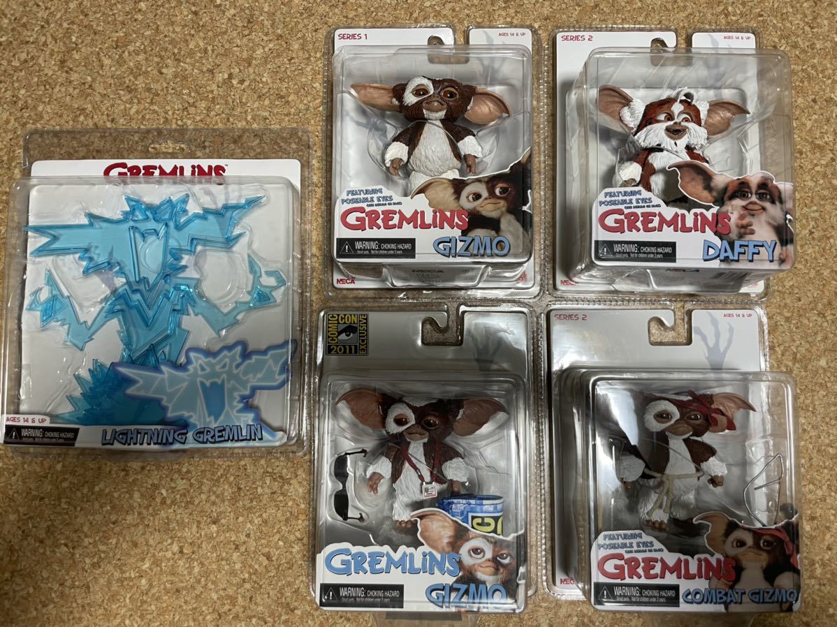 定番人気，得価 レア 5体セット NECA GREMLINS フィギュア グレムリン(グレムリン)｜売買されたオークション情報、yahooの商品情報をアーカイブ公開 - オークファン グレムリン