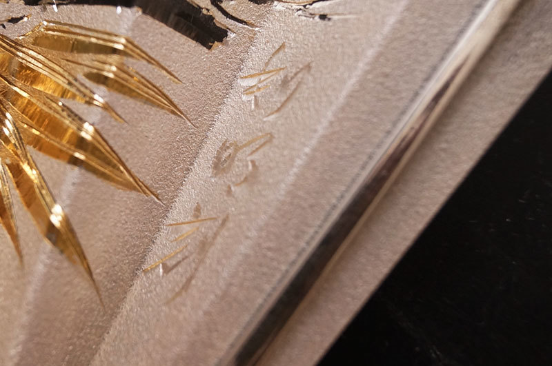 純銀◇末廣 扇 利昭作 110g 8号 松竹梅 置物 ガラスケース付-514 - 銀製