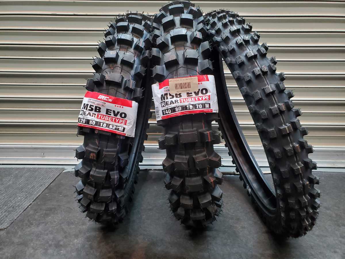 新品！1円開始！！ IRC M5B EVO 140＋120 ＋ ix-07S 検索 AT81 GEKKOTA 