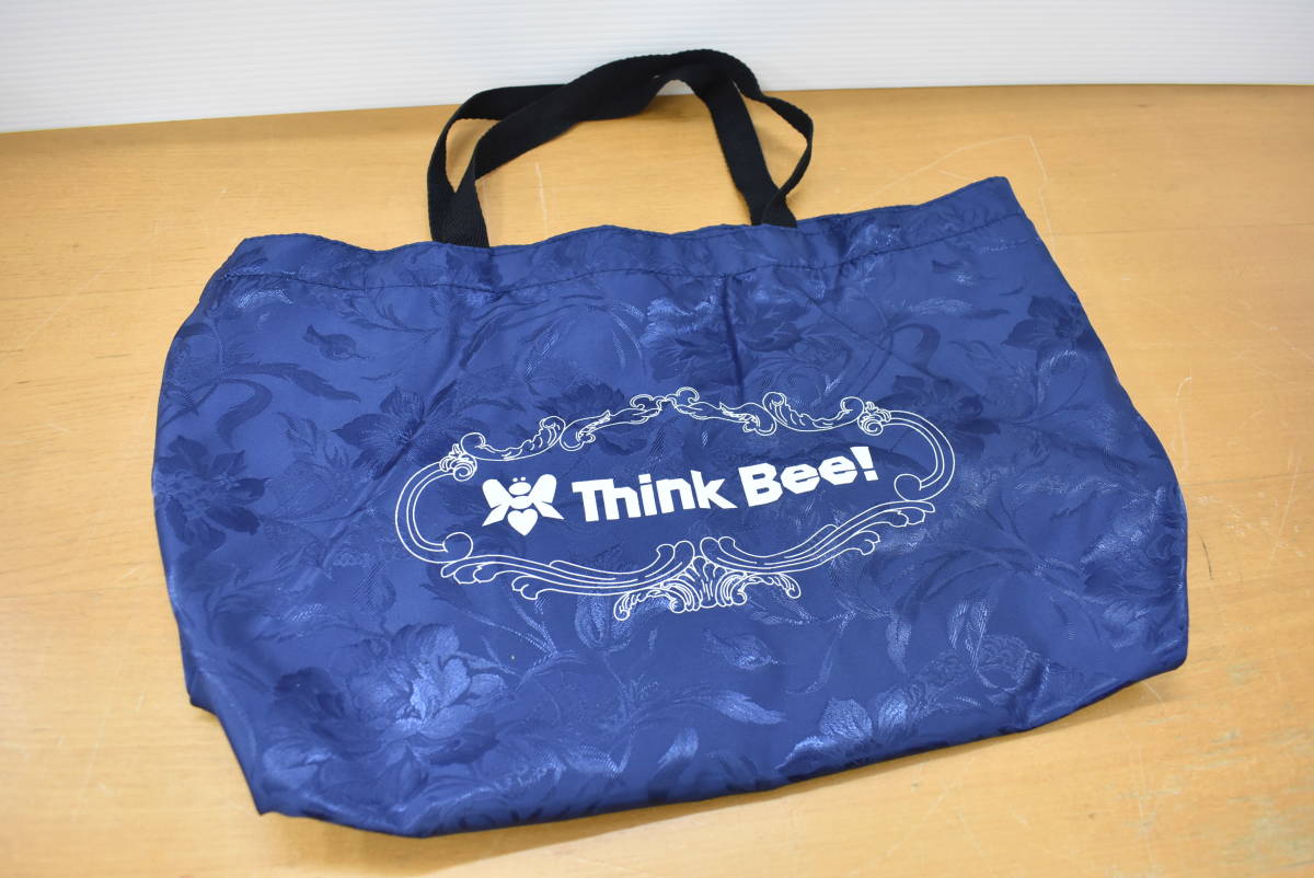 未使用】Think Bee！/シンクビー！ ネイビーロゼッタ トートバッグ  