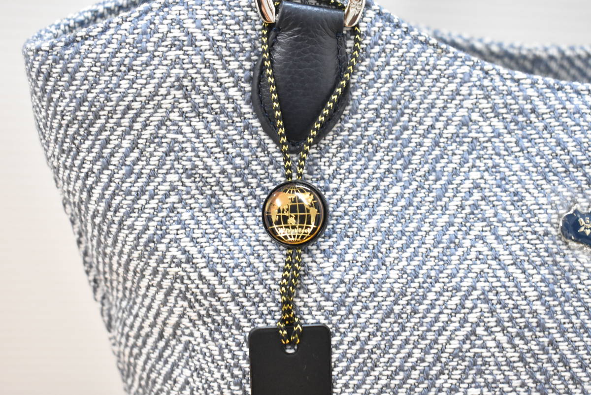 未使用】Think Bee！/シンクビー！ ネイビーロゼッタ トートバッグ  