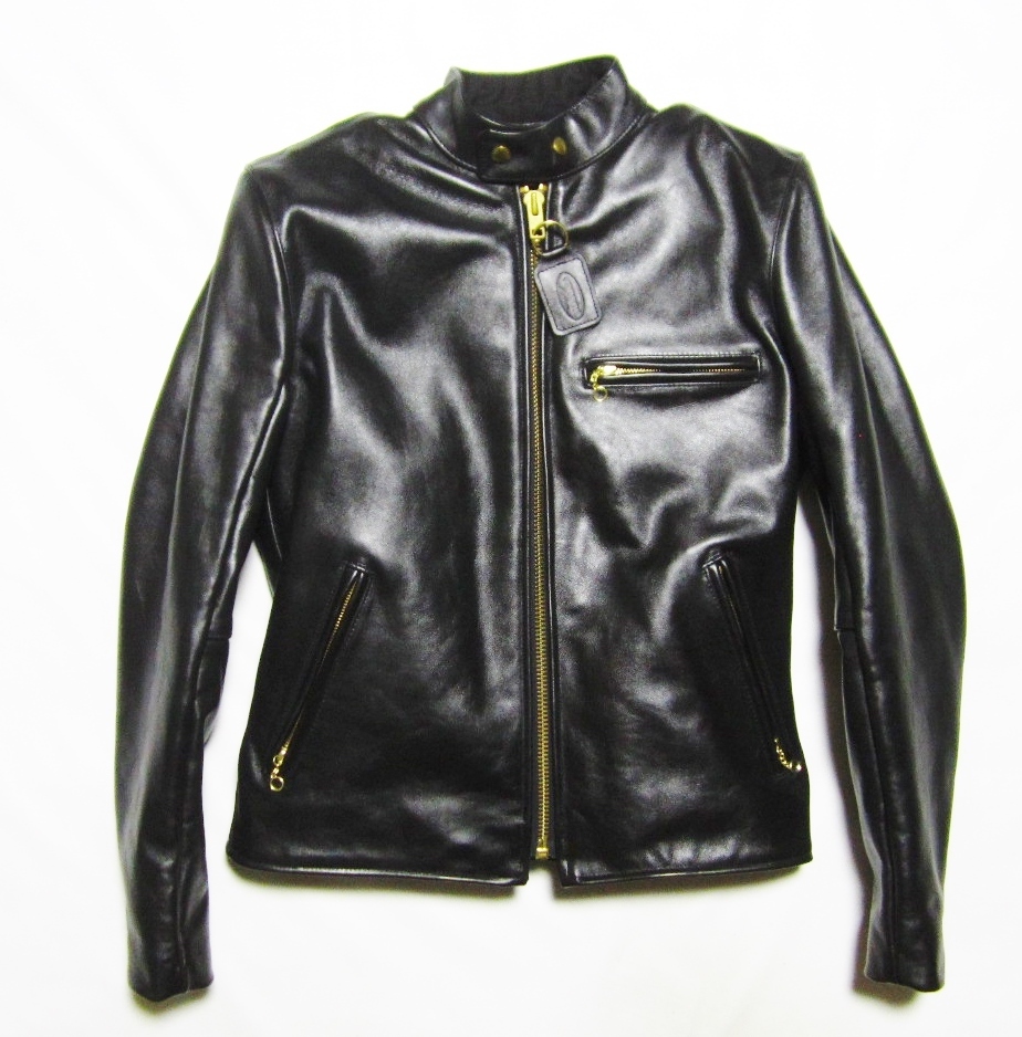 Vanson バンソン シングルライダース サイズ38 USA製　ライナーなし 未使用 近年モデル VANSON MODEL B バンソン シングル ライダース/38