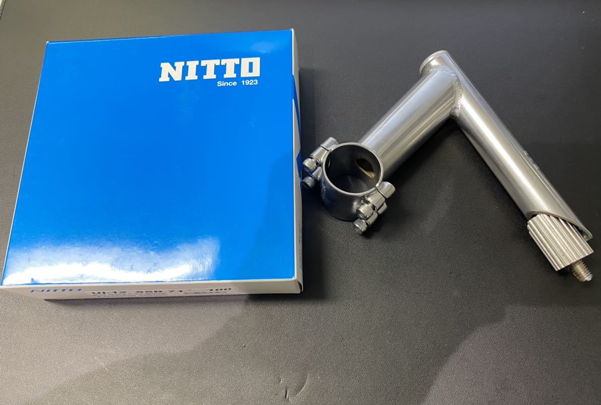 UI-12 NITTO スレッドステム 100mm ステム | ハンドル径31.8取り付け