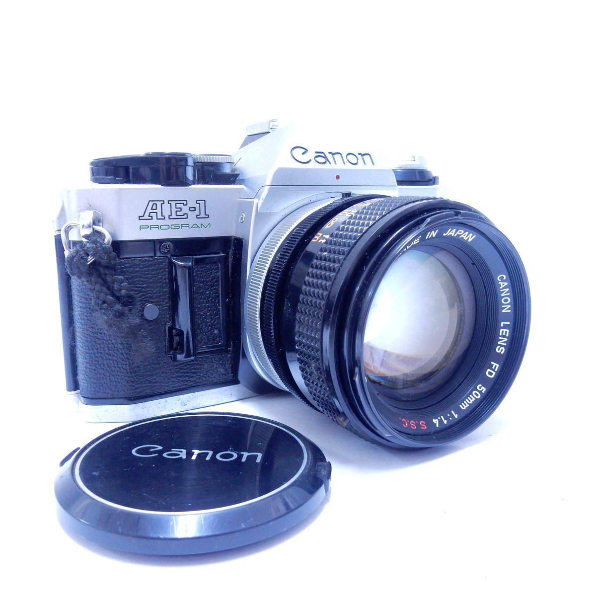 Canon AE-1 PROGRAM + F1 レンズセット動作未確認 Canon キャノン AE-1