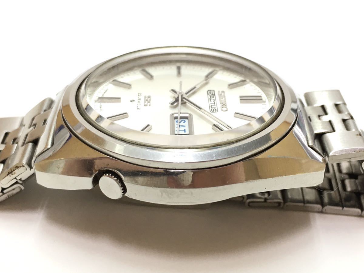 SEIKO/セイコー 5ACTUS アクタス SS 自動巻 6106-7520 メンズ腕時計 
