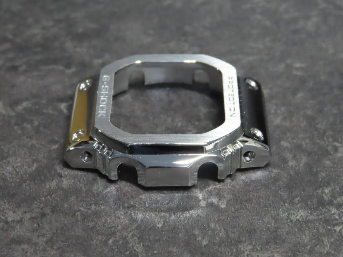 ☆新品 Gショック GWM-5610 銀 エイジドメタル ベゼルベルトキット