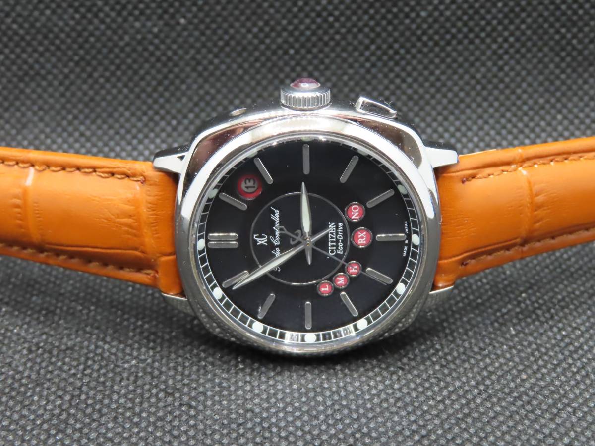 1円～【美品・バンド新品】CITIZEN/シチズン XC/クロスシー エコ 
