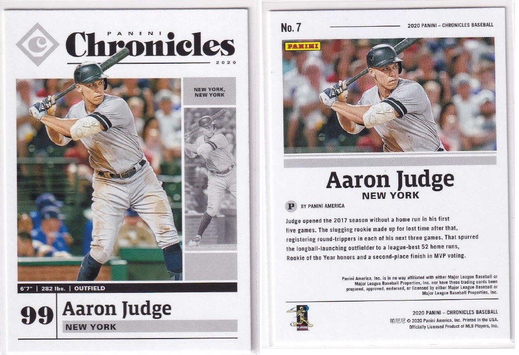 超お買得 Aaron James Judge（アーロン・ジェームズ・ジャッジ） 6枚 