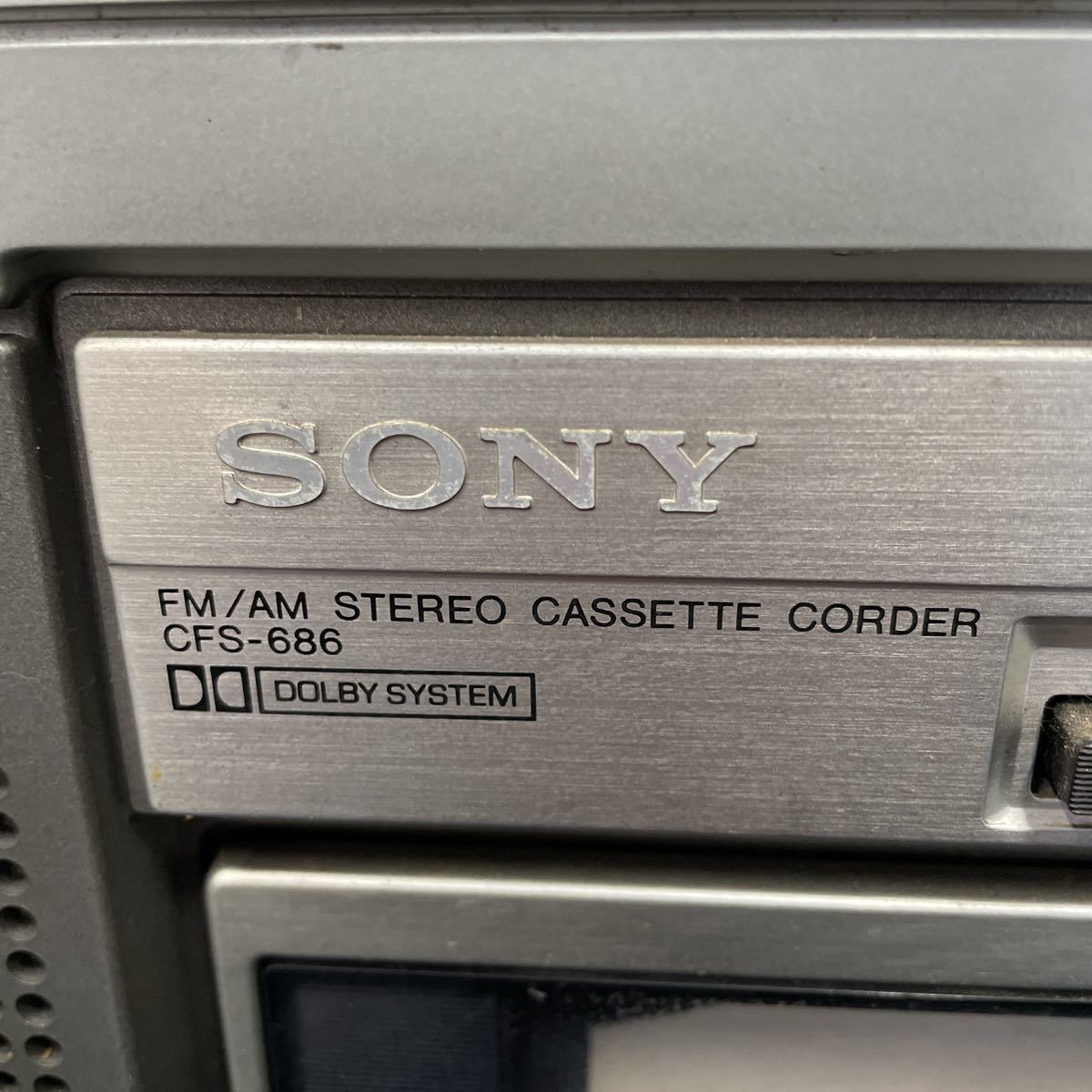 う HGS]昭和レトロ SONY ソニー ラジカセ CFS-686 【公式通販】