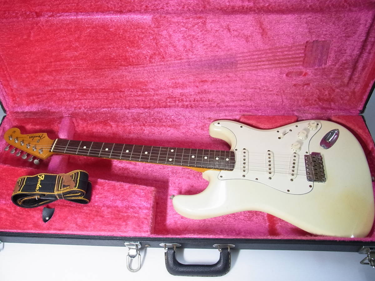 X9) Aスタンプ? 純正ケース付き Fender JAPAN 80年代 JVシリアル 
