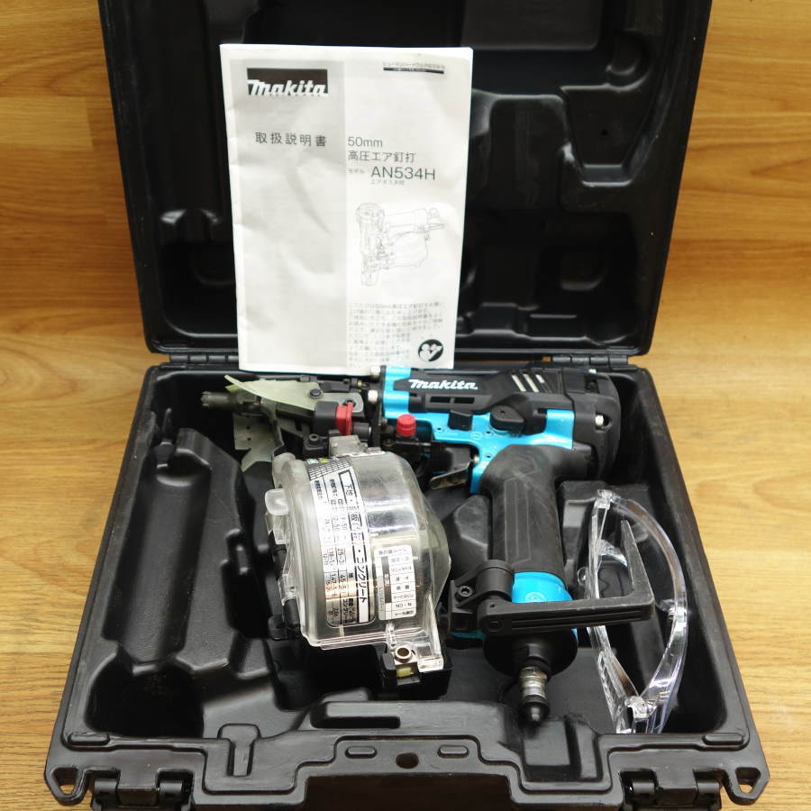 新作，お買い得 makita/マキタ ５０mm 高圧エア釘打 AN534HM(エア釘打機)｜売買されたオークション情報、yahooの商品情報をアーカイブ公開 - オークファン エア釘打機