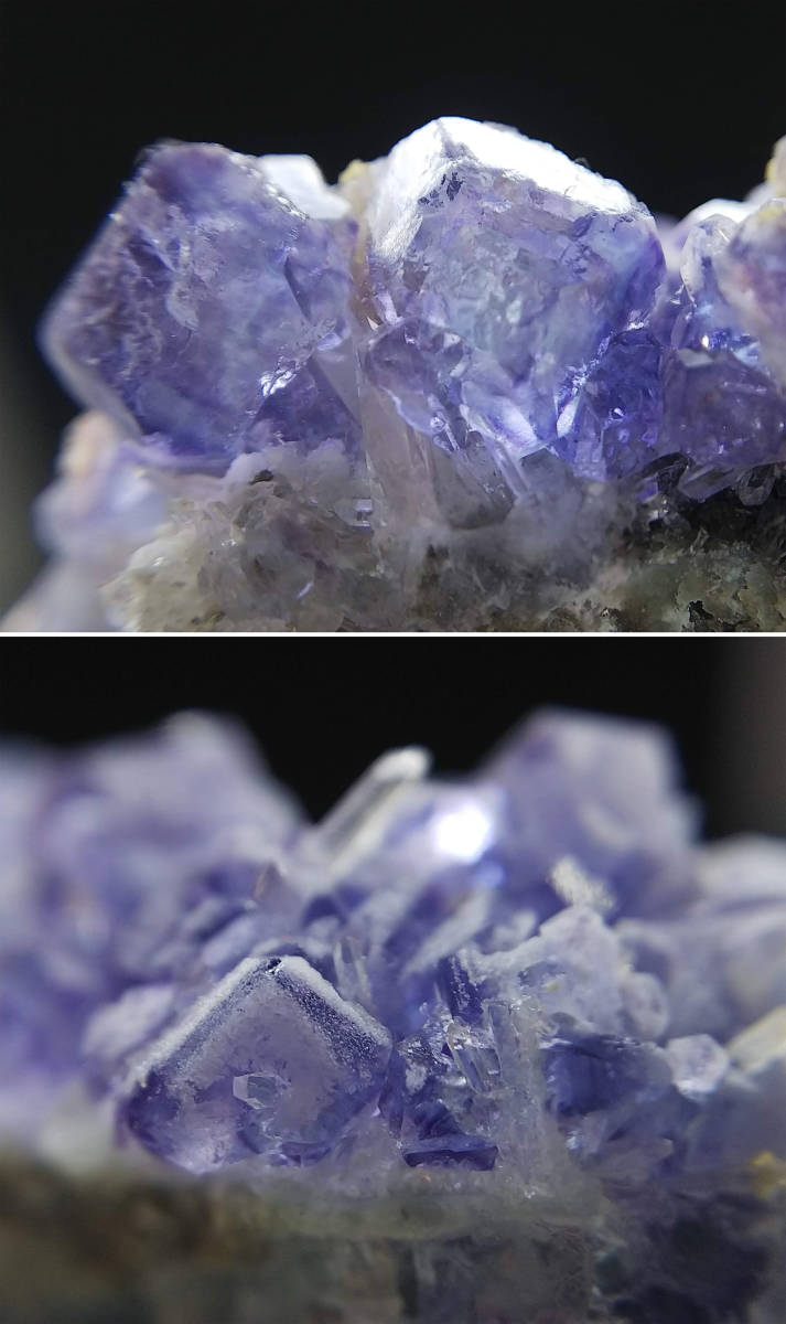 フローライト＆パイライト 蛍石 コロラド・スイートホーム鉱山産 結晶 原石 約154ct 2