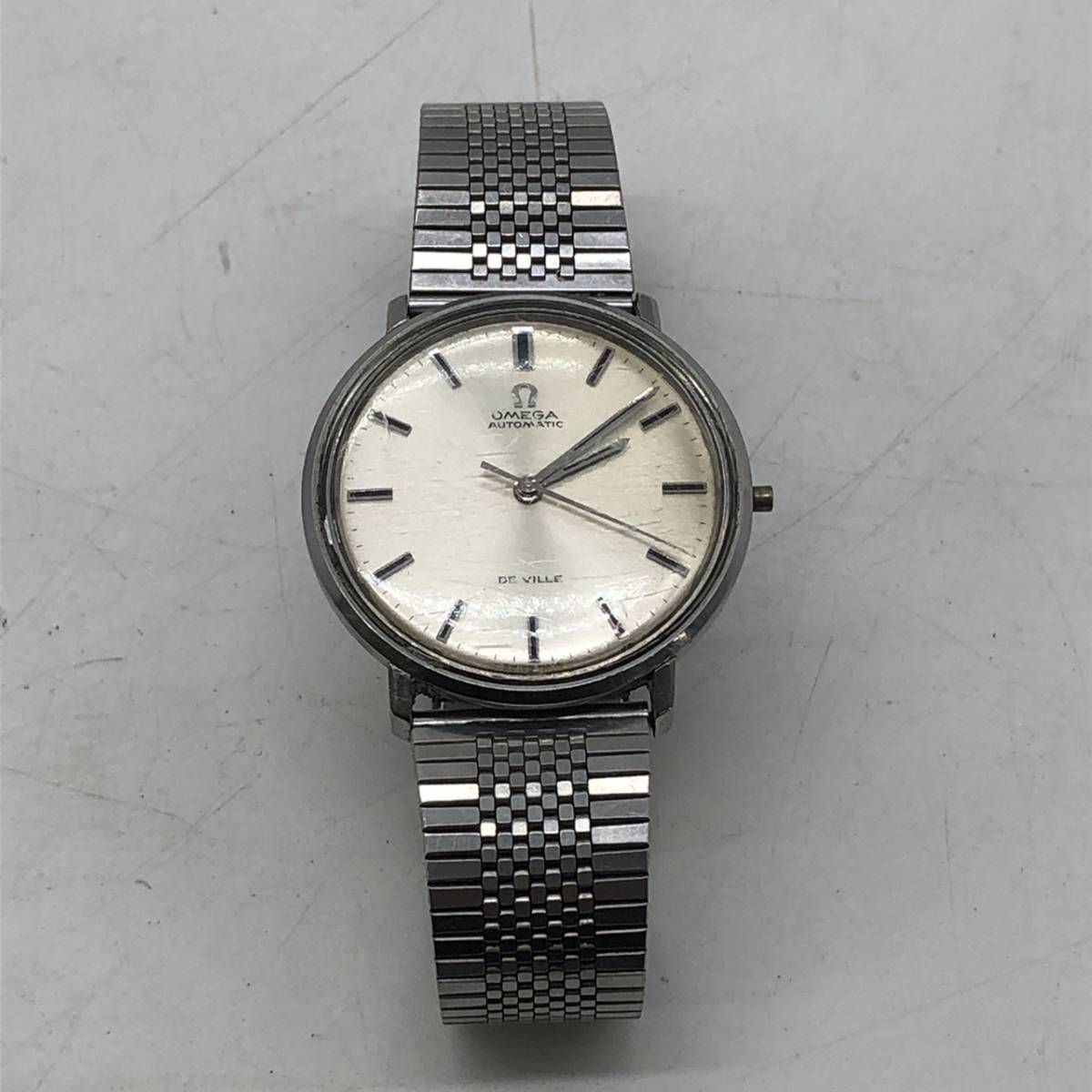 3890/ OMEGA DEVILLE 自動巻き シルバー WATERPROOF 165033-TOOL 106