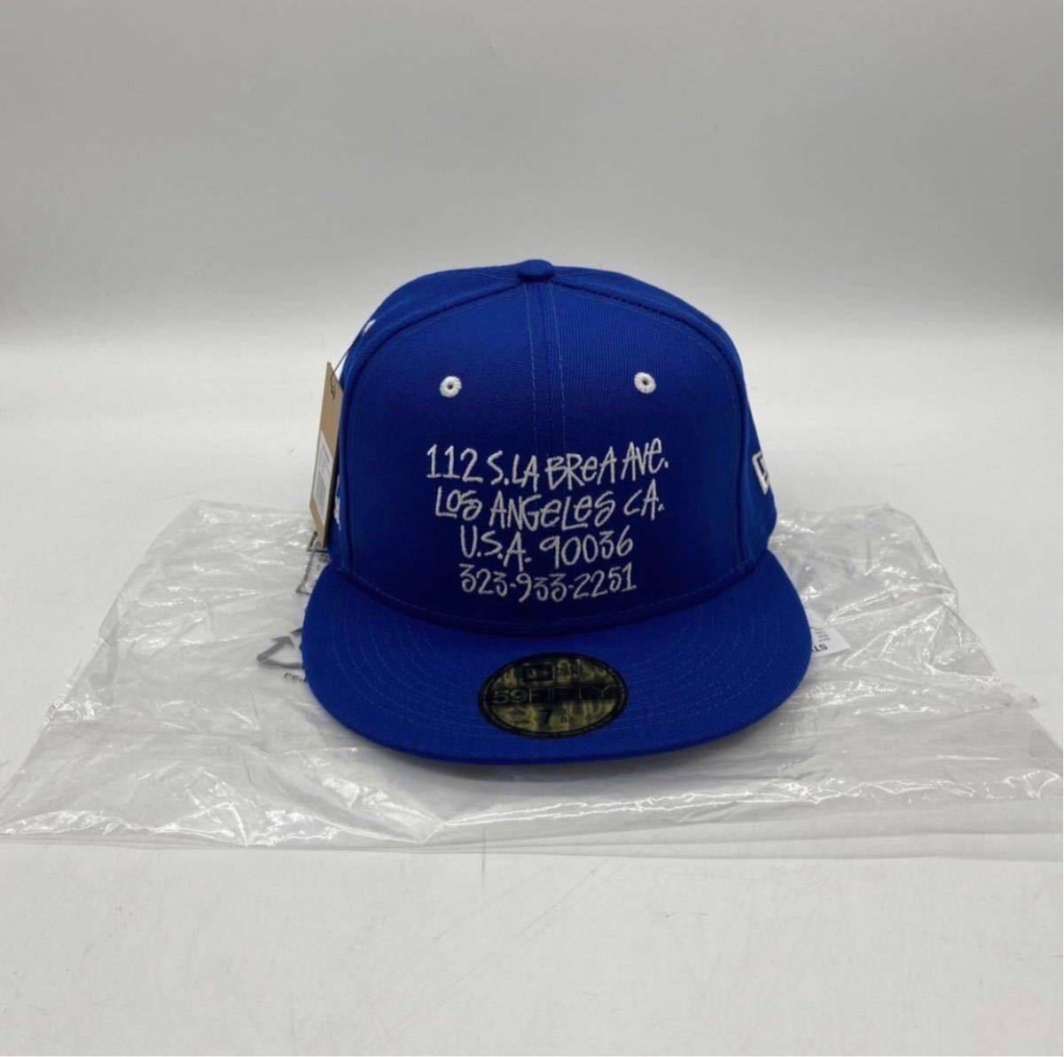 7-3/8 58.7cm】新品 STUSSY NEW ERA 59FLFTY LA CHAPTER CAP BLUE 