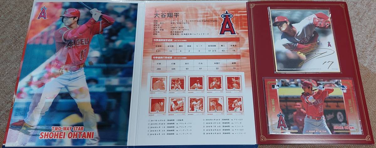 大谷翔平選手 2018 MLBア・リーグ新人王受賞記念プレミアムセット 