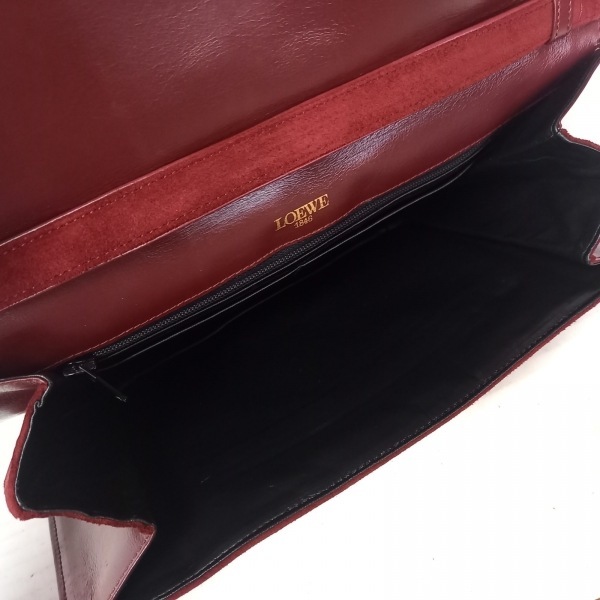 ロエベ LOEWE ショルダーバッグ - ヌバック ボルドー バッグ