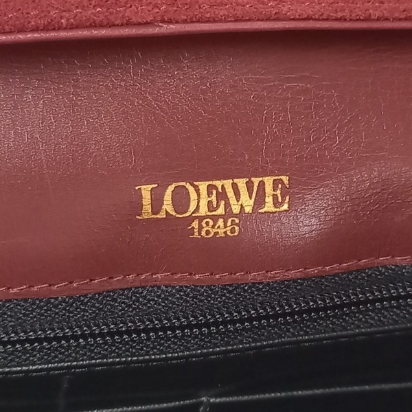 ロエベ LOEWE ショルダーバッグ - ヌバック ボルドー バッグ