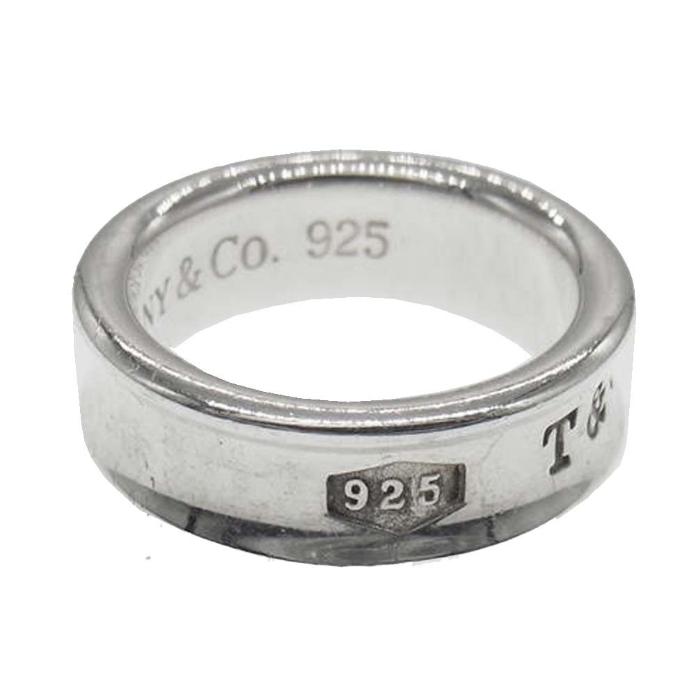 TIFFANY&Co. ティファニー 1837 ロゴ 刻印 ナロー リング シルバー系