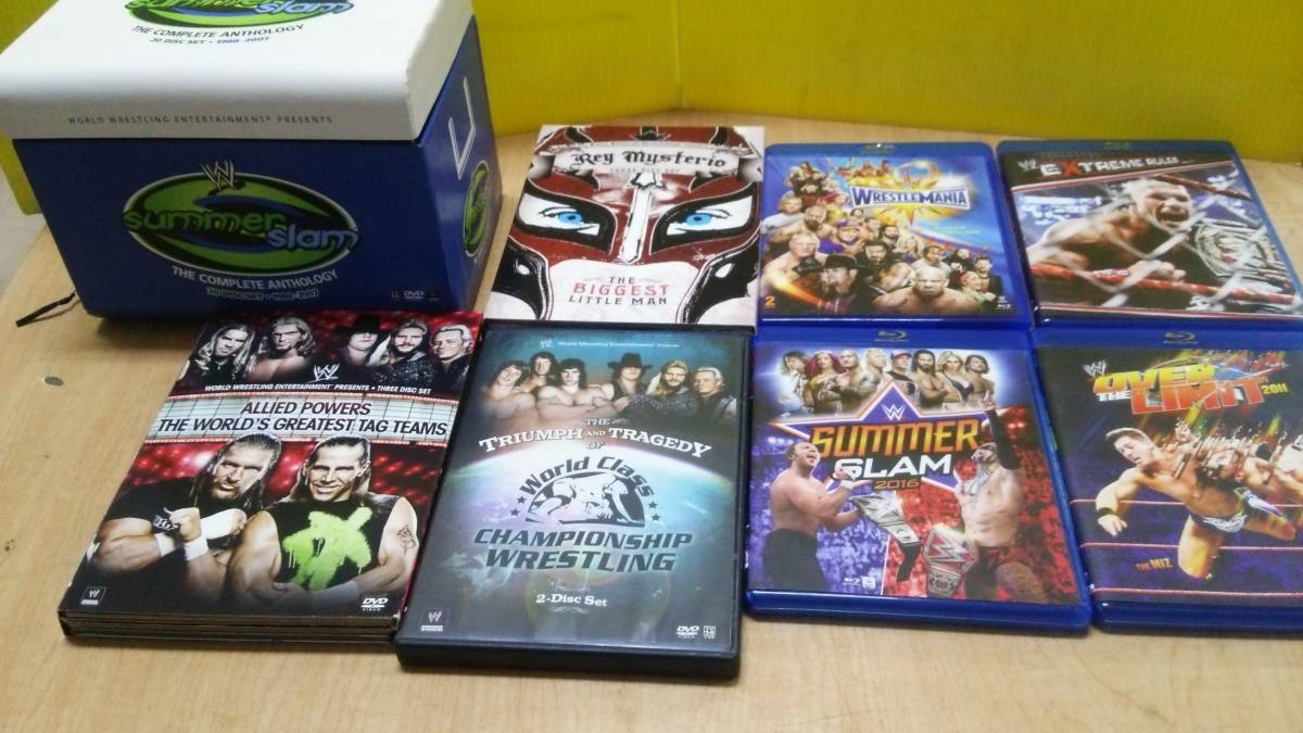 新作登場，送料無料 ジャンク WWE DVD Blu-ray セット Summer sram WRESTLE MANIA等 海外版 まとめ売り(プロレス)｜売買されたオークション情報、yahooの商品情報をアーカイブ公開 - オークファン プロレス