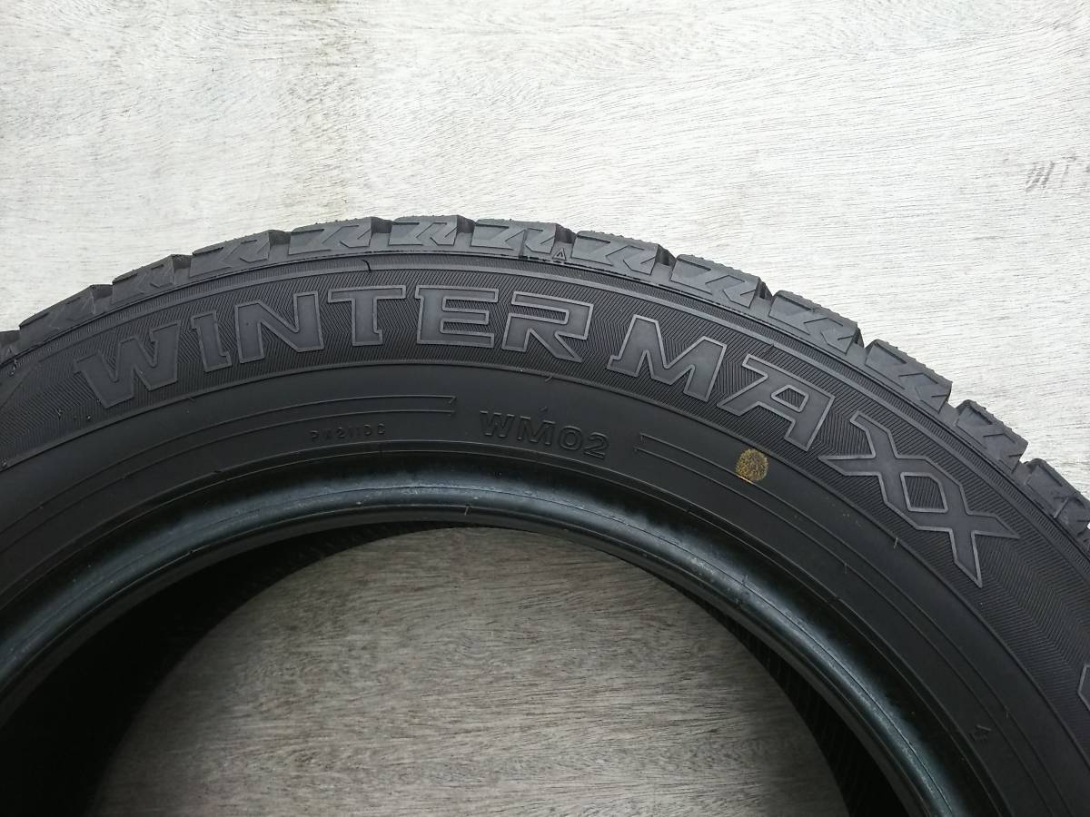 即決 18年製 バリ溝 ダンロップ WINTERMAXX WM02 195/60R15 4本セット