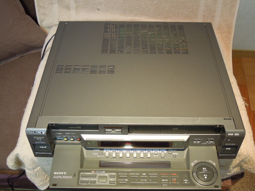 SONY HI8 VHSビデオデッキ WV-BW1 動作美品 - ○SONY HI8⁄VHS Wビデオ