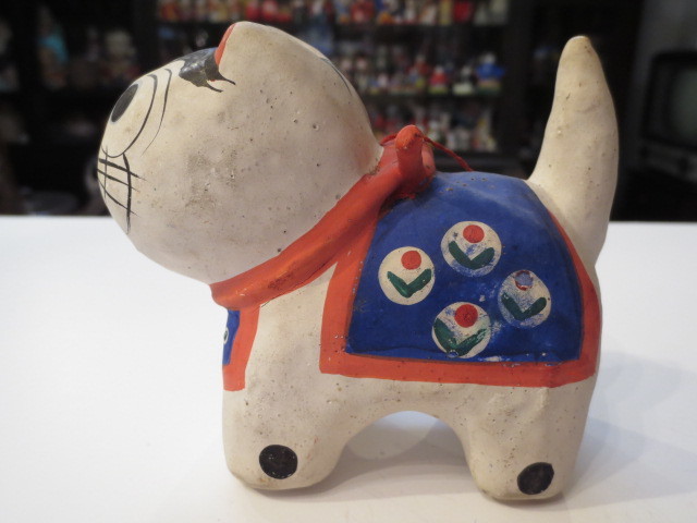 壽】旧作 犬張子 郷土玩具 土人形 民芸品 (日本人形)｜売買された