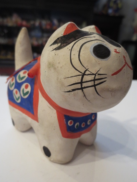 壽】旧作 犬張子 郷土玩具 土人形 民芸品 (日本人形)｜売買された