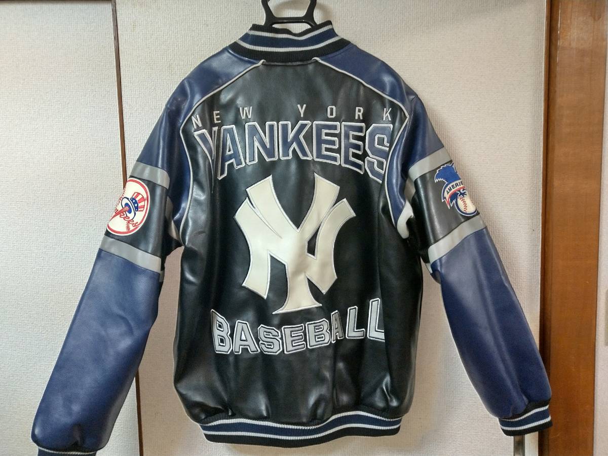 ☆ 新同品！ GⅢ制 MLB NewYork Yankees （ヤンキース） レザー （合革 