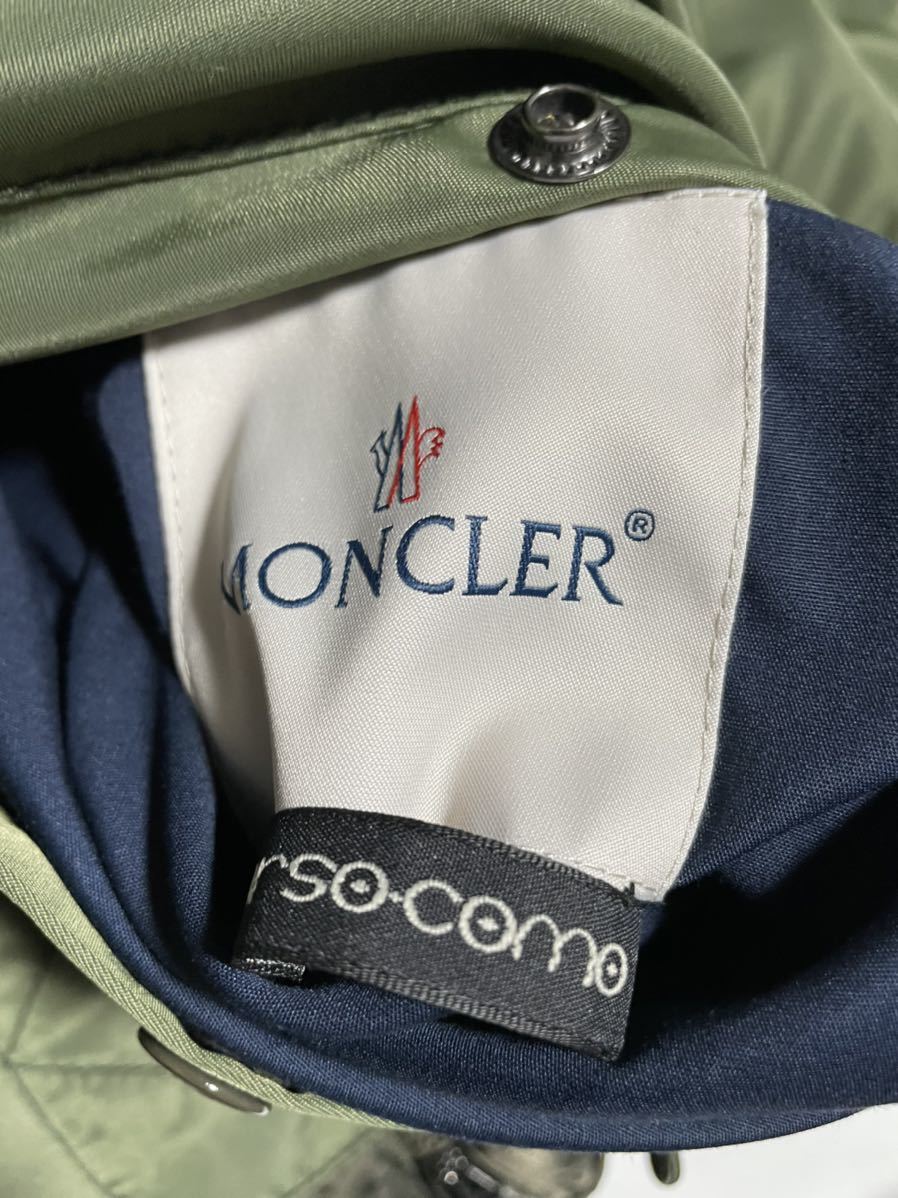 MONCLER MA-1 リバーシブルブルゾン カーキ×紺色系迷彩 サイズメンズ2