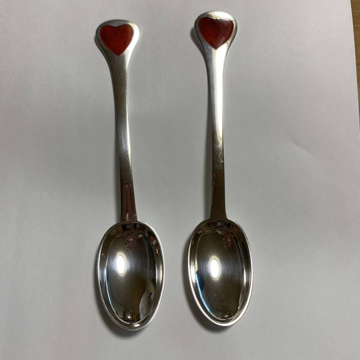 ハンスハンセン スターリングシルバー 925S スプーン 16cm 2本 銀食器