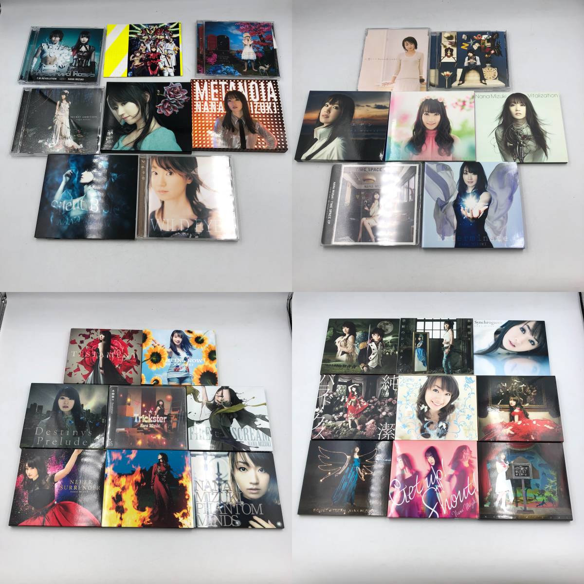 水樹奈々 Cd まとめ Get Up Shout 禁断のレジスタンス 革命デュアリズム エデン Metanoia 夢幻 Trickster 純潔パラドックス 他 32本 声優 売買されたオークション情報 Yahooの商品情報をアーカイブ公開 オークファン Aucfan Com