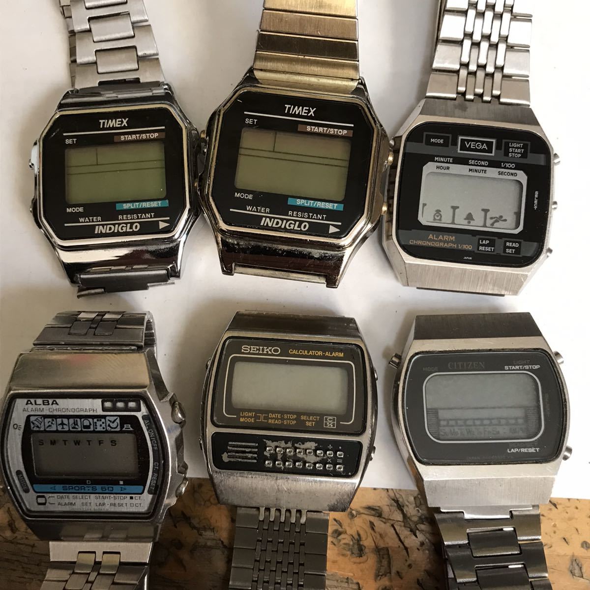 デジタル 腕時計 50本 大量 まとめ CASIO SEIKO CITIZEN Orient RICOH