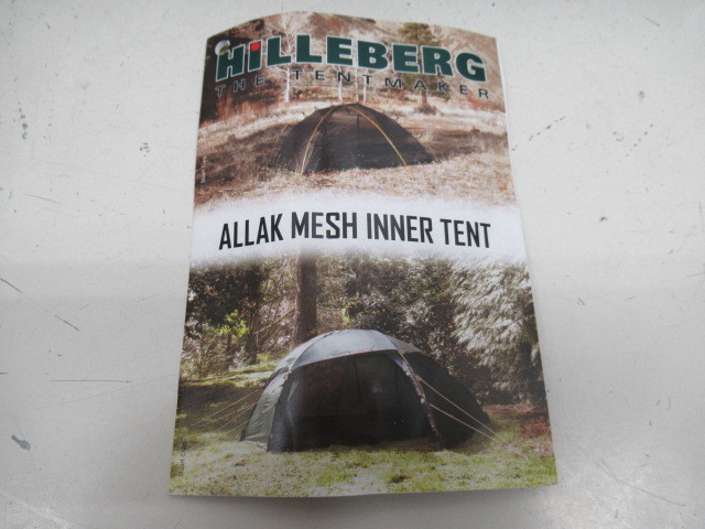 美品】Hilleberg スタイカ用 メッシュインナーテント ヒルバーグ