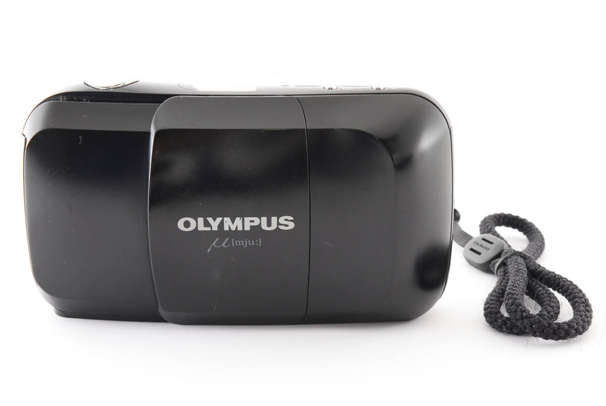☆動作正常 単焦点☆ OLYMPUS ミュー μ [mju:] ブラック オリンパス