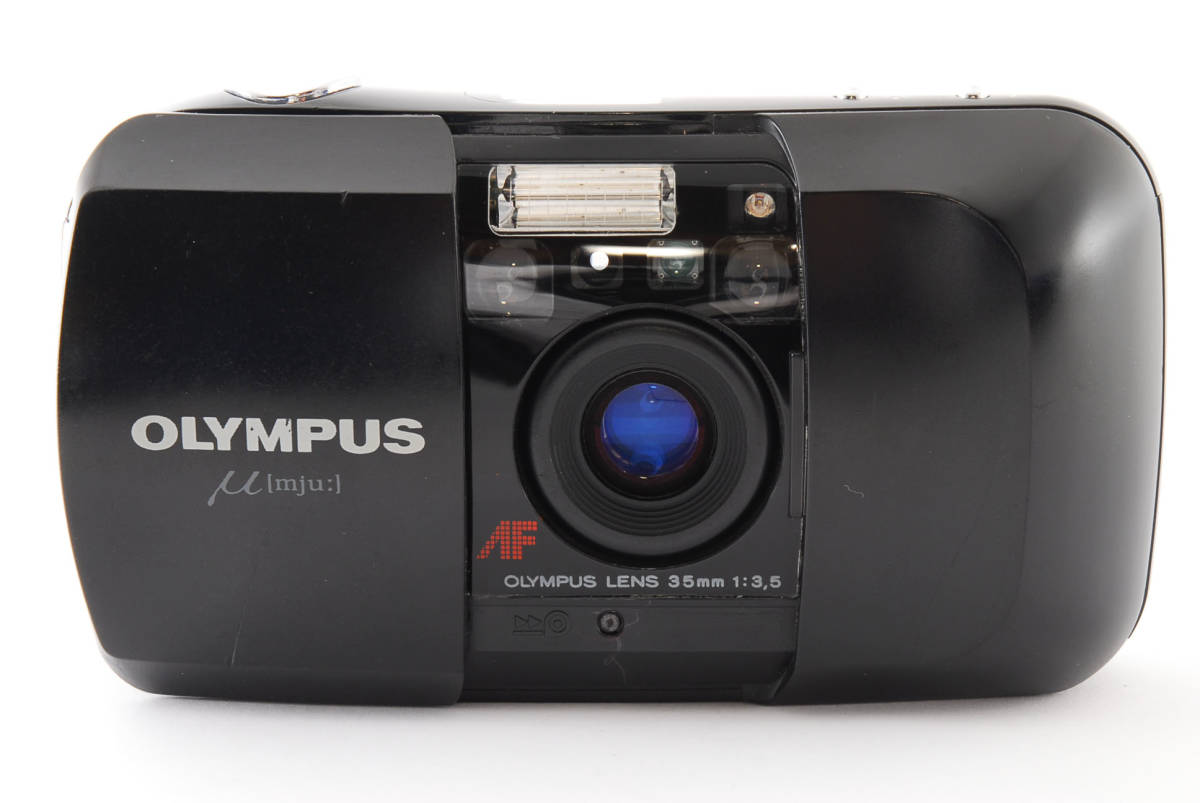 ☆動作正常 単焦点☆ OLYMPUS ミュー μ [mju:] ブラック オリンパス
