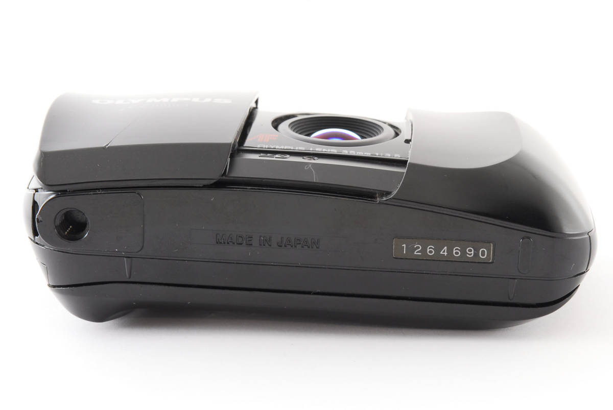 ☆動作正常 単焦点☆ OLYMPUS ミュー μ [mju:] ブラック オリンパス