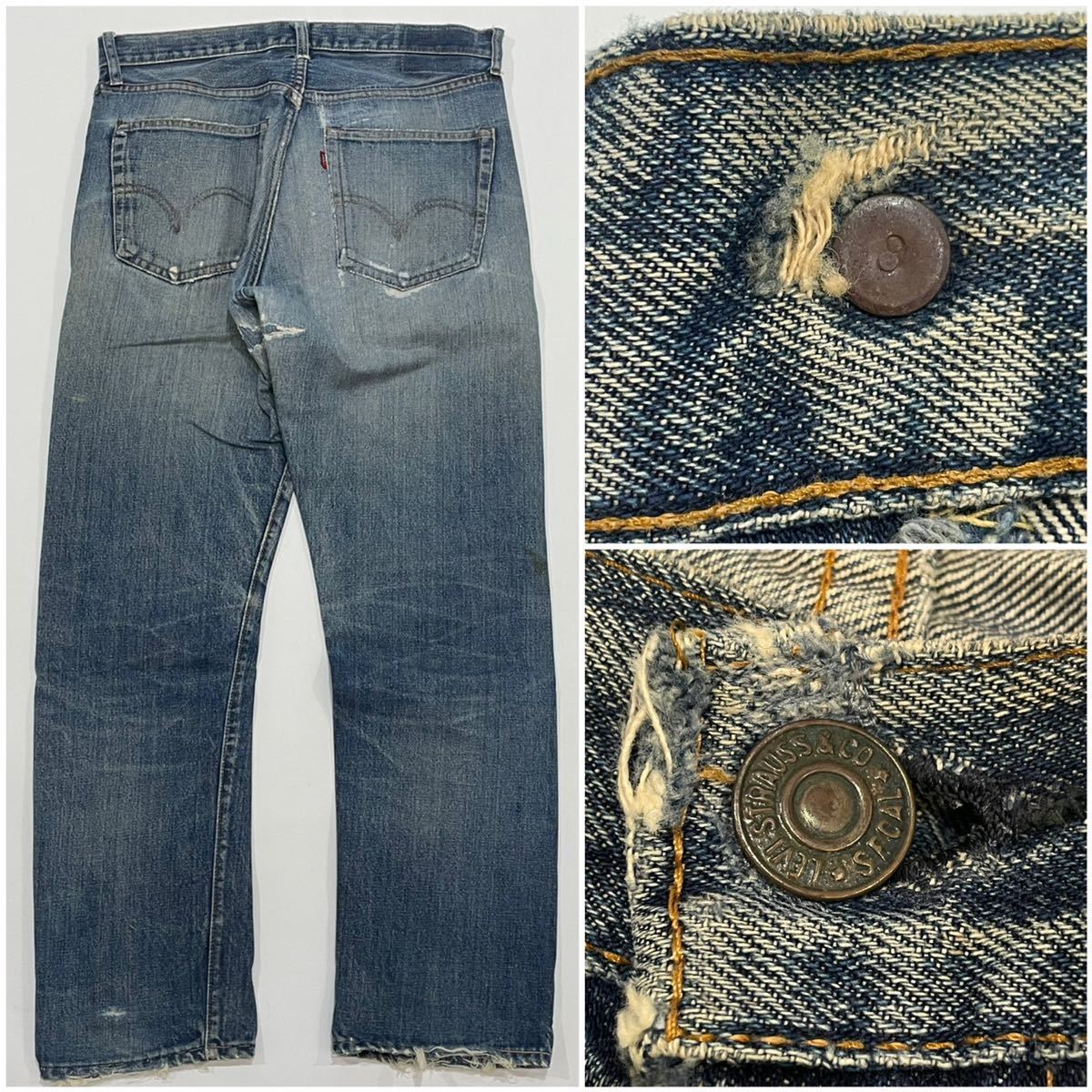 60s Vintage 70s USA Levis Levi's Jeans Big E - Denim | 1960s – vintage sale
