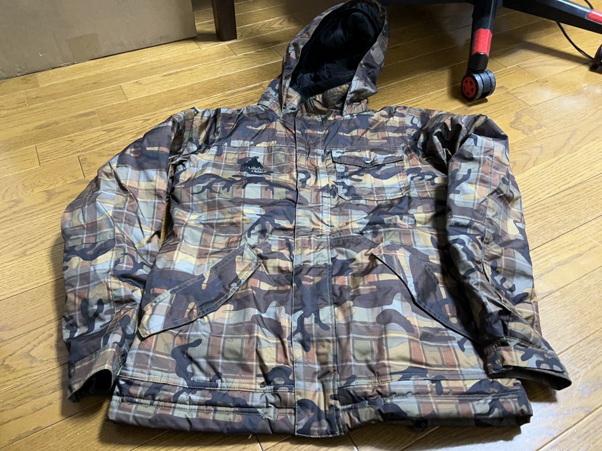 キッズ 迷彩柄 バートン スキーウェア Burton ウェア スノボ 防水