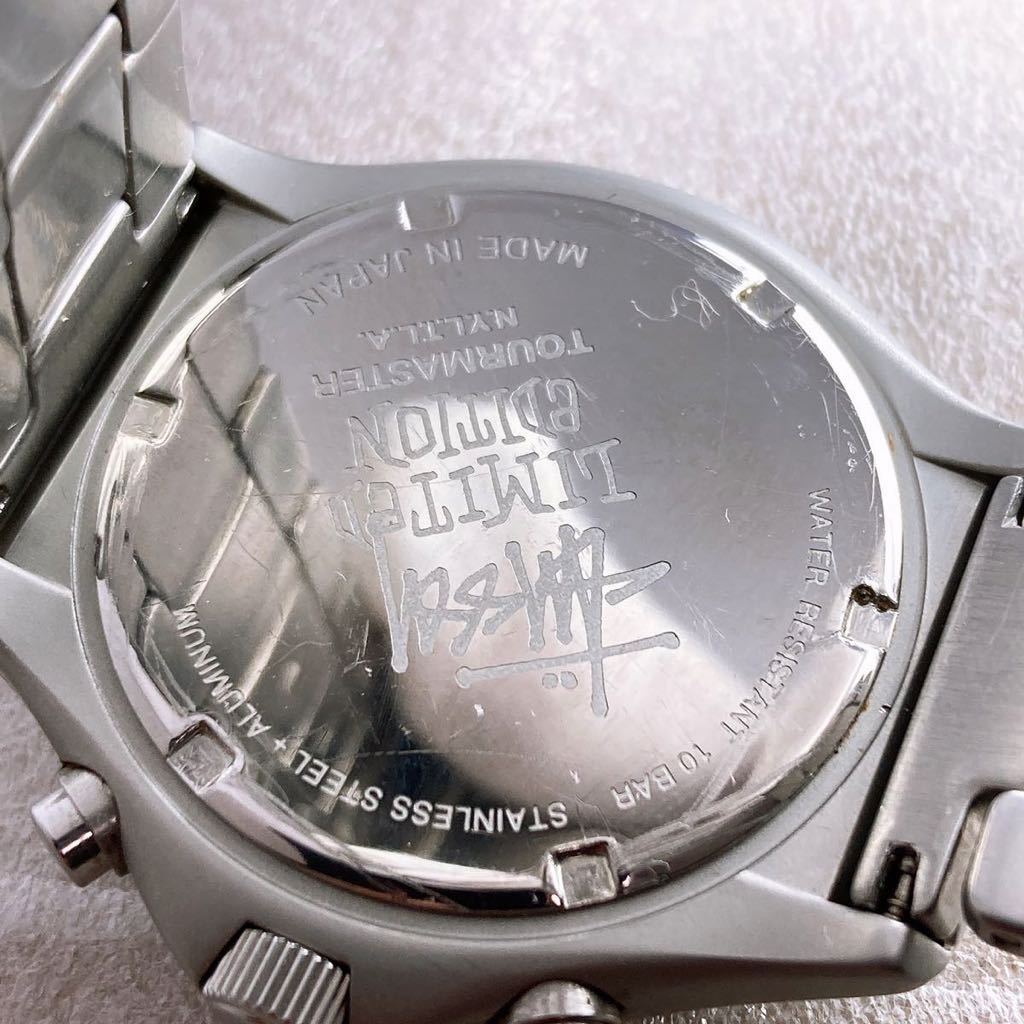 限定品】 極美品 STUSSY TOURMASTER ツアーマスター ダイバー 限定品】 極美品 STUSSY TOURMASTER ツアーマスター ダイバー