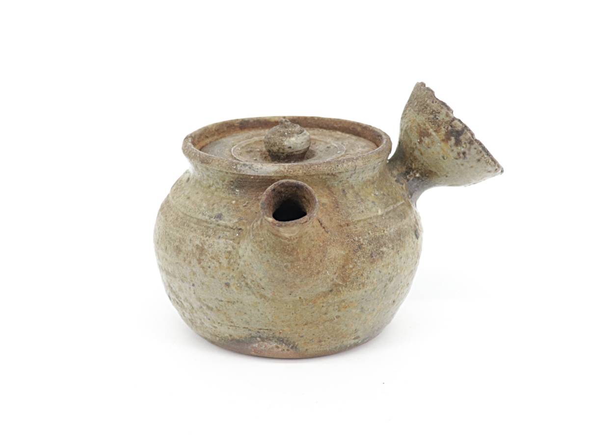 【即購入可】備前焼／宝瓶／２点まとめて／急須／煎茶／茶道／古玩／骨董／古美術 備前焼 備前焼／宝瓶／2点まとめて／急須／煎茶／茶道／古玩／骨董
