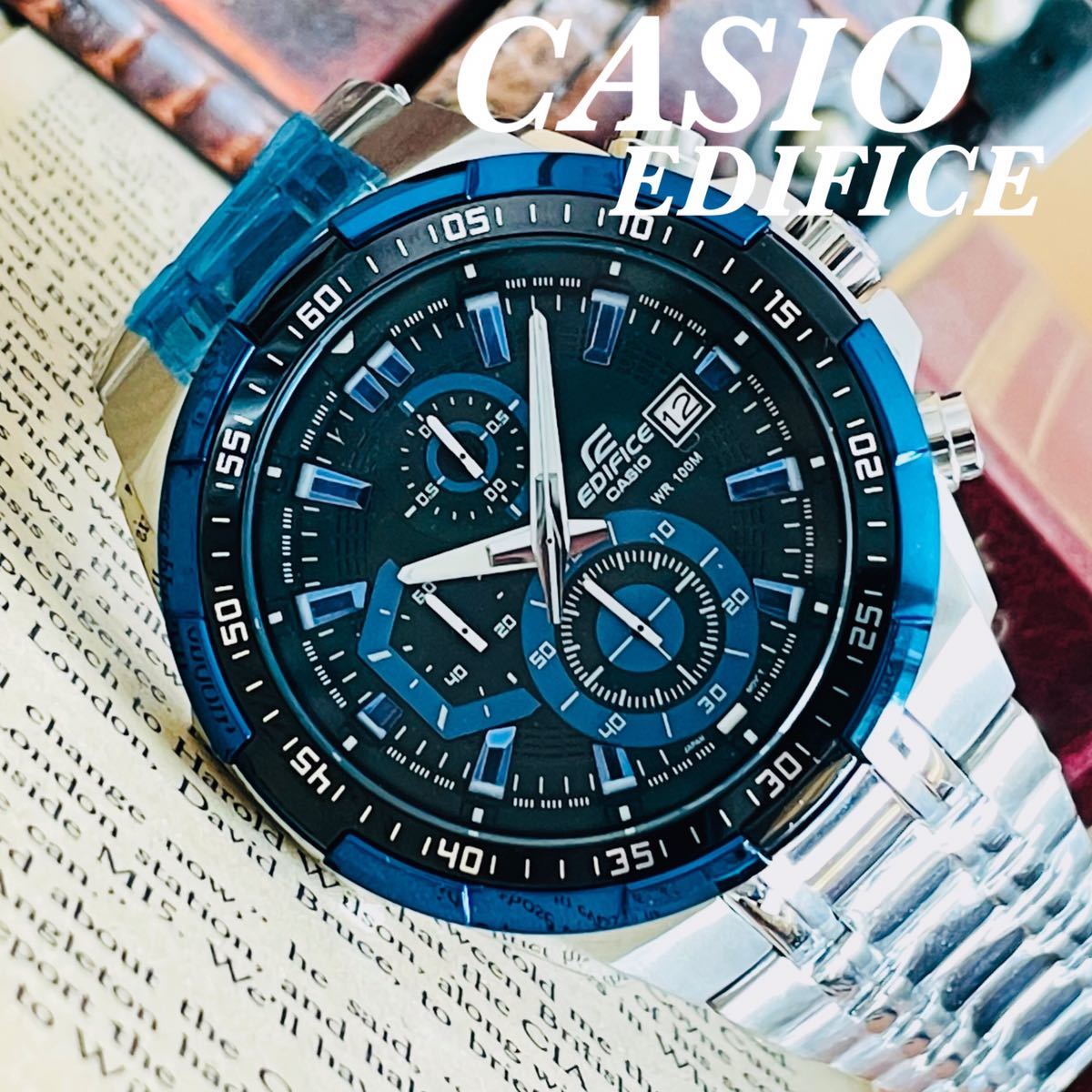 人気，人気SALE 1円スタート カシオEDIFICE CASIO 欧米モデル/エディフィス/逆輸入クロノグラフ/メンズ腕時計/クオーツ/ダイバーズウォッチ/ブルー(EDIFICE)｜売買されたオークション情報、yahooの商品情報をアー EDIFICE